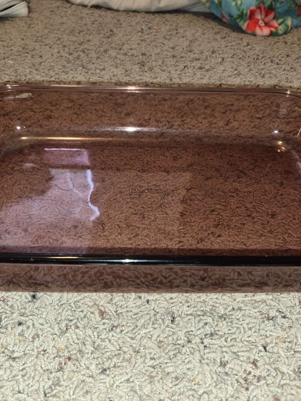 vintage Pyrex Cranberry 2-Quart Rectangular Baking Dish